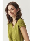 Grünes Strickkleid Elika