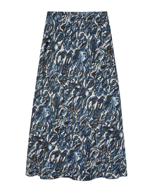 Marineblauwe rok Satini 2