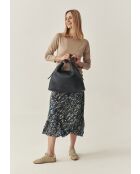 Marineblauwe rok Satini 2