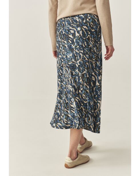 Marineblauwe rok Satini 2