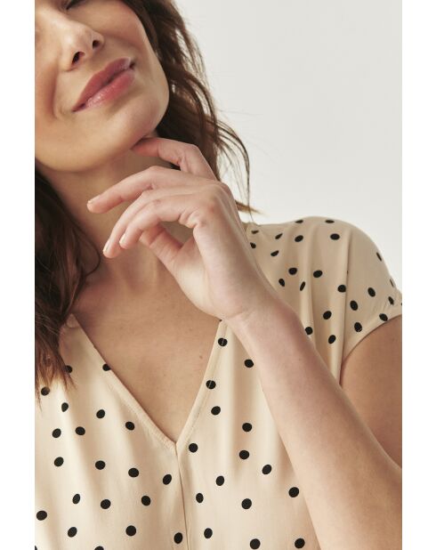 Hellbeiges Kleid Casi