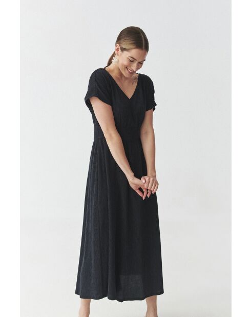 Marineblauwe jurk Tabita 2