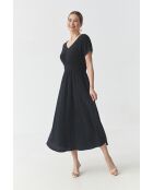 Marineblauwe jurk Tabita 2