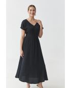 Marineblauwe jurk Tabita 2