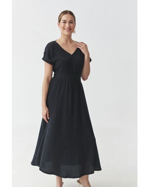 Marineblauwe jurk Tabita 2