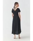 Marineblauwe jurk Tabita 2