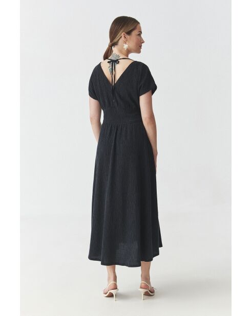 Marineblauwe jurk Tabita 2