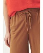 Pantalon tricoté Namaliko camel