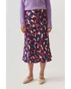 Satini 7 koude paarse rok