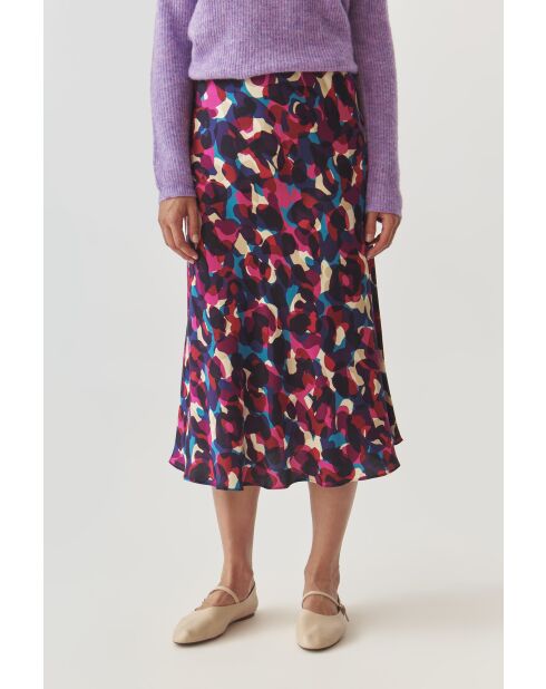 Satini 7 koude paarse rok