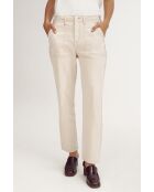 Vaqueros Mero beige claro