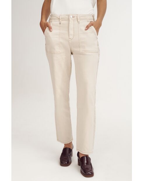 Jeans Mero beige chiaro