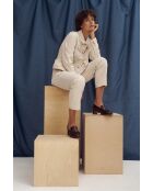 Vaqueros Mero beige claro