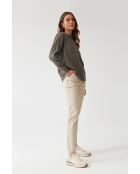 Vaqueros Mero beige claro