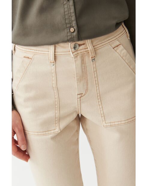Jeans Mero beige chiaro