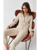 Vaqueros Mero beige claro