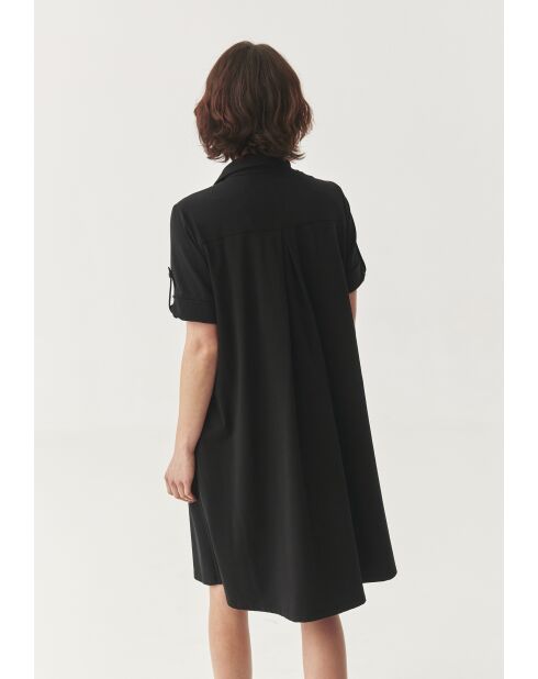 Mikoli schwarzes Strickkleid