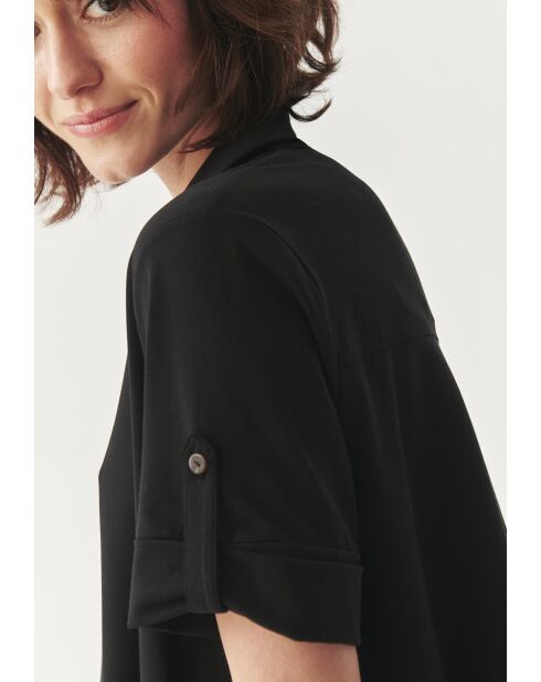 Mikoli schwarzes Strickkleid