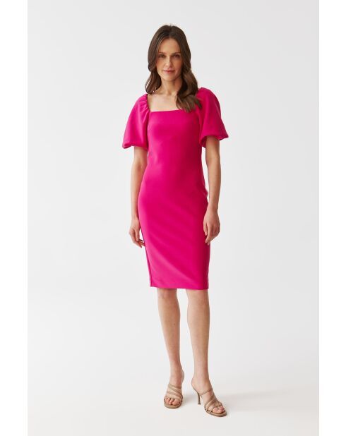 Fuchsia jurk Samiko