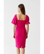 Fuchsia jurk Samiko