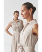 Champagnerbeiges Kleid Nikina