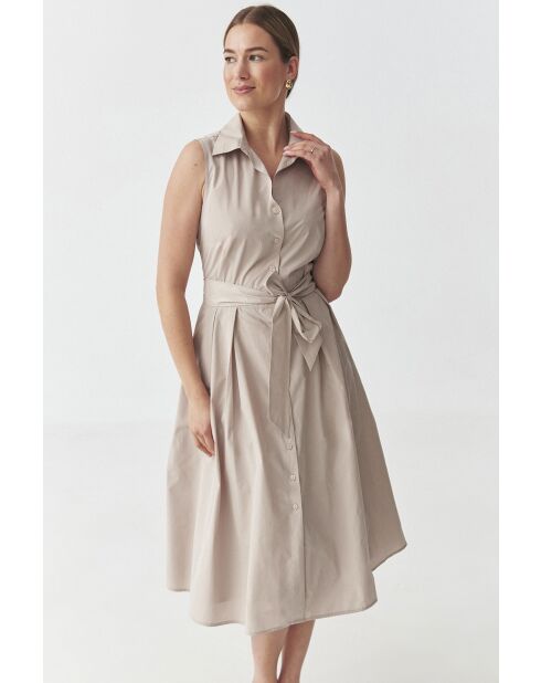 Champagnerbeiges Kleid Nikina