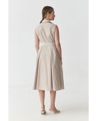 Champagnerbeiges Kleid Nikina