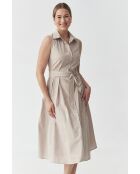 Champagnerbeiges Kleid Nikina