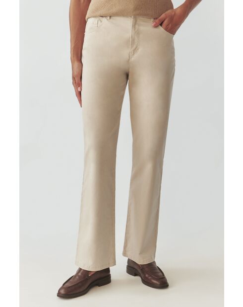Pantalon Kwinko champagne beige
