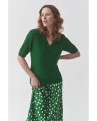 Maglione verde nocciola
