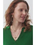 Maglione verde nocciola