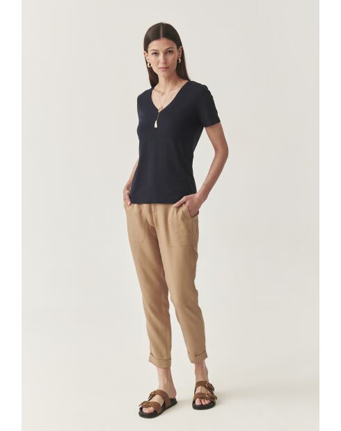 Marineblaues T-Shirt Lisa