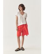 Lionka 1 orangefarbene Stoffshorts