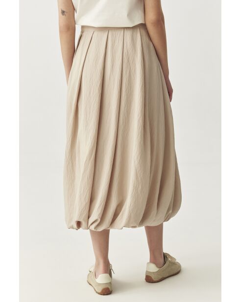 Gonna Puloni beige chiaro