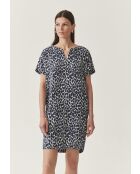 Marineblauwe jurk Owerita