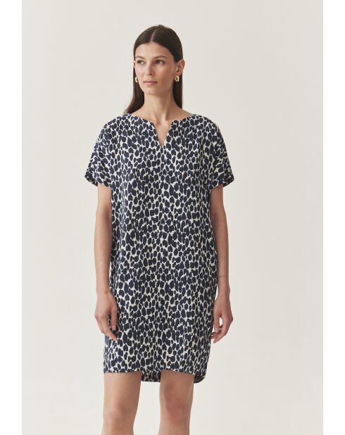 Marineblauwe jurk Owerita