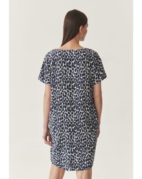 Marineblauwe jurk Owerita