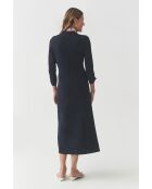 Blaues Strickkleid Linda