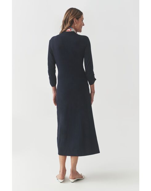 Blaues Strickkleid Linda