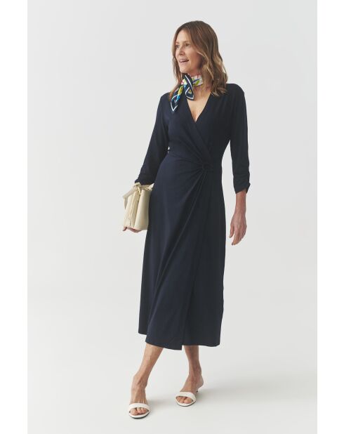 Blaues Strickkleid Linda