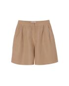 Shorts in tessuto beige Liano