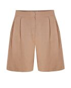 Shorts in tessuto beige Liano