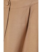 Shorts in tessuto beige Liano