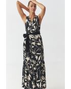 Marineblaues Orokono-Kleid