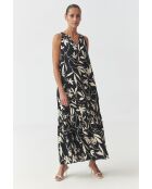 Marineblaues Orokono-Kleid