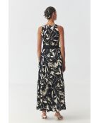 Marineblaues Orokono-Kleid