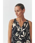 Marineblaues Orokono-Kleid