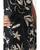 Marineblaues Orokono-Kleid