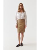 Beiger melierter Rock Monoli