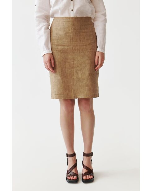 Beiger melierter Rock Monoli